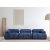 Petite 3-personers sofa - Bl