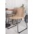 Tremmeseng udendrs spisegruppe med 4 Lindos stole - Beige/Sort/Natur