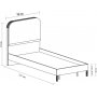 Lody enkeltseng 90 x 200 cm - Gr