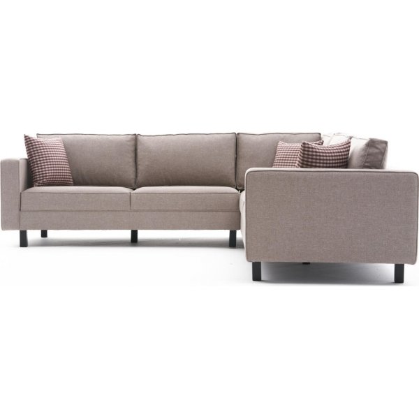 Kale hjrnesofa - Cremehvidt hr