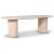 Spisebordsst PiPi ovalt spisebord 240 cm inkl. 8 stk. Dalsland pindestole - Whitewash + Pletfjerner til mbler