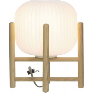 Vind bordlampe - Tr/hvid