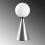 Gondol bordlampe - Slv/hvid