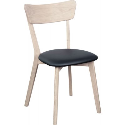 Amino stol - Hvidpigmenteret / Sort ko-lder + Mbelfdder