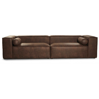 Madison XL sofa 300 cm (90 cm dyb) - Alle farver og stof + Mbelplejest til tekstiler