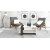 Funda sofabord 80 x 55 cm - Antracit/hvid