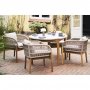 Terracina udendrs spisestol - Beige