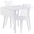 Dalsland klapbord 80- 105 cm - hvid + Mbelplejest til tekstiler