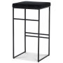 Stage barstol - Sort fljl / sort