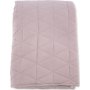 Ziro sengetæppe 260x260 cm - Lys pink