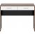 Nepo Plus skrivebord med 2 skuffer 100 x 59 cm - Mrk eg/hvid