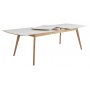 Perstorp spisebord 180-230 cm - eg / hvid