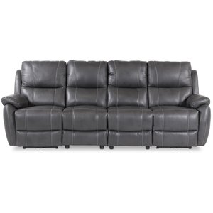 Enjoy Hollywood hvilestol sofa - 4-pers. (Elektrisk) i gr imiteret lder