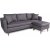 Sofia divan sofa hjre - antracit