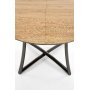 Colton rundt spisebord 118 til 148 cm - Eg/sort