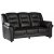 Vera 3-personers sofa i sort PU