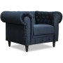 Ashford chesterfield lnestol - Mrkebl fljl