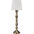 Therese bordlampe - Offwhite/antik messing - 43 cm