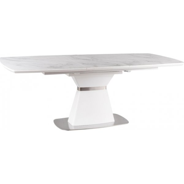 Saturn spisebord 160-210 cm - Hvid