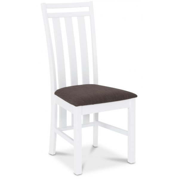 Skagen spisestol - Hvid / Brun