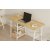Dobra skrivebord 120 x 51 cm - Safir eg/hvid