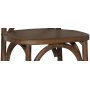 Paris vintage-stol med kryds - Vintage-brun
