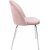 Plaza velvet stol - Lysrosa / Krom + Mbelplejest til tekstiler