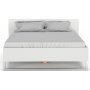 Style sengeramme 140 x 200 cm - Hvid