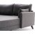 Bella divan sofa hjre - antracit