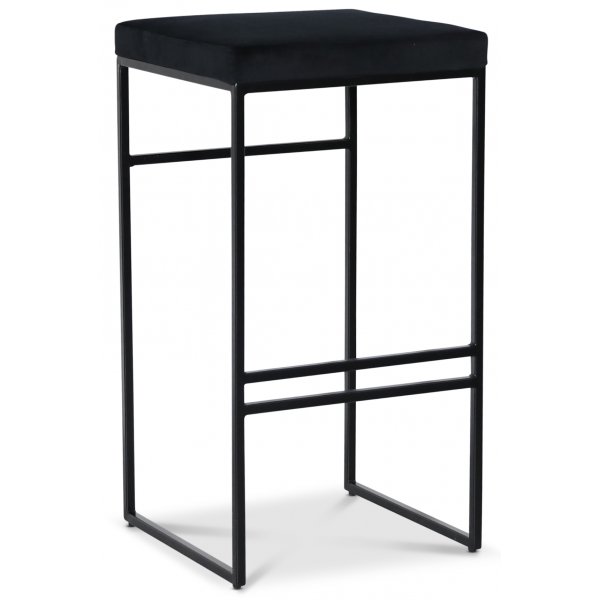 Stage barstol - Sort fljl / sort