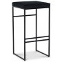 Stage barstol - Sort fljl / sort