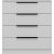 Cikari kommode 72 x 42 cm - Hvid