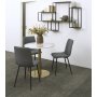 Corby spisebord 80 cm - Hvid marmor