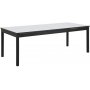 Norwalk spisebord XL 215-315cm - Hvid (HPL) / Sort