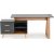 Sergio skrivebord 134-210 x 60-90 cm - Antracit/wotan eg