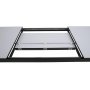 Norwalk spisebord XL 215-315cm - Hvid (HPL) / Sort