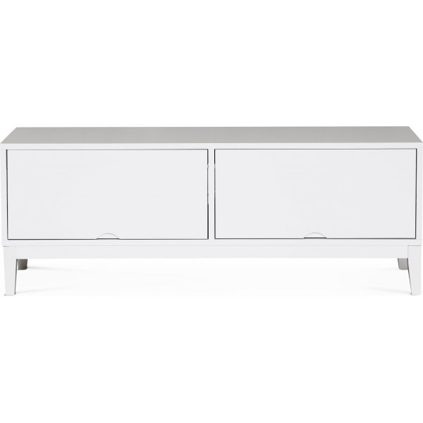 Borgholm hvid mediebnk 126x45 cm
