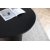 Bianca ovalt spisebord 200x90 cm - Sortbejdset egefinr