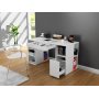 Diamant skrivebord 145,3x59,6 cm - Hvid