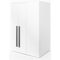 Danielle garderobe - Hvid - Venstrevendt Danielle garderobe - Hvid - Venstrevendt
