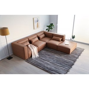 Nees modulsofa i cognac (fløjl) combo 2 Nees modulsofa i cognac (fløjl) combo 2
