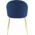 Giovani velvet stol - Bl/Messing