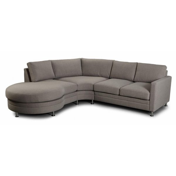 Modern Living Hjrnesofa med hyggelig divan - Valgfri farve