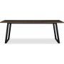 Edge spisebord 240x90 - Brownstained fishbone