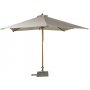 Naxos parasol 300 x 300 cm - Natur/Hvid
