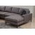 Braga u-sofa venstre - antracit