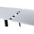 Hendry spisebord 195-285 cm - Hvid/sort