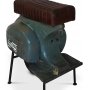 Scooter barstol - Vintage bl / brun