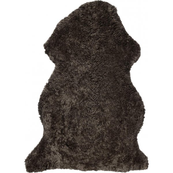 Krllet freskind Mrkebrunt - 60 x 95 cm