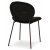 Rondo stol - Sort (fljl)/sort + Mbelplejest til tekstiler